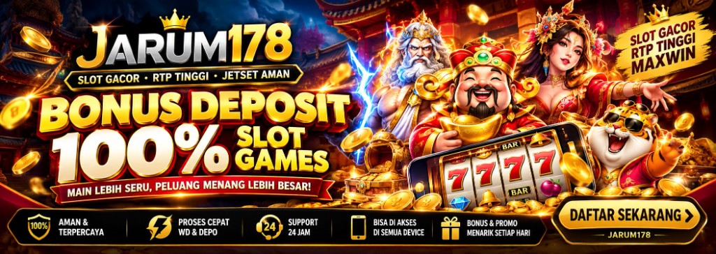 OMPONG188 100% slot deposit bonus banner — competitive RTP, optimal prosperity 288 fortune chances